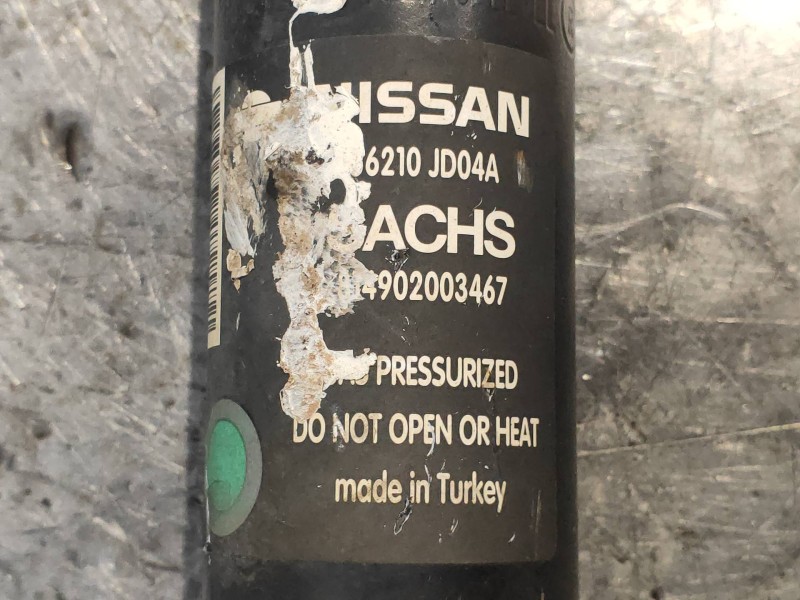 Recambio de amortiguador trasero derecho para nissan qashqai (j10) acenta referencia OEM IAM 56210JD04A  