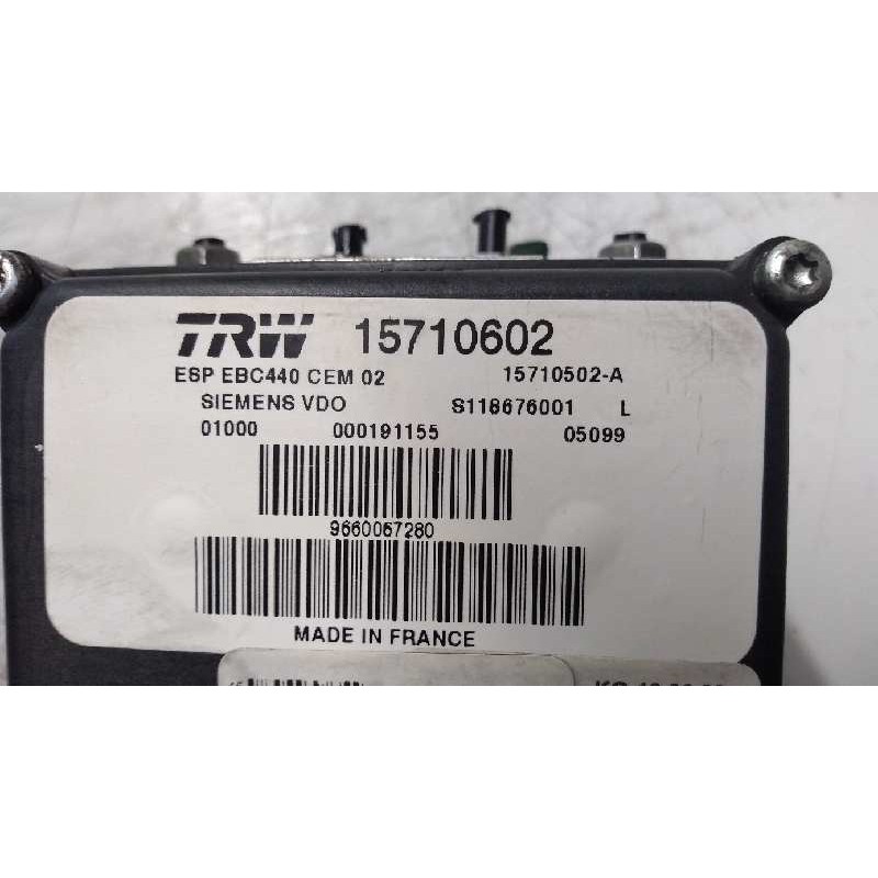 Recambio de abs para peugeot 407 2.0 16v hdi fap cat (rhr / dw10bted4) referencia OEM IAM 15710602 15710502A S118676001L