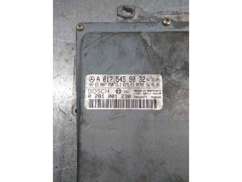Recambio de centralita motor uce para mercedes clase e (w210) berlina diesel 300 diesel (210.020) referencia OEM IAM 0281001230 