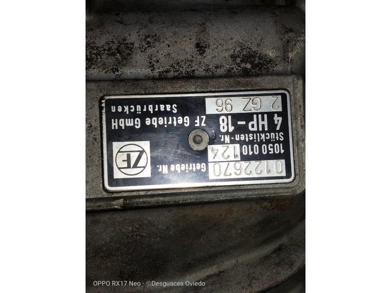 Recambio de caja cambios para peugeot 605 sli referencia OEM IAM 2GZ96 1050010124 4HP18 0122670