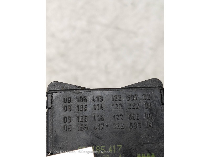 Recambio de mando limpia para opel meriva 1.6 16v referencia OEM IAM 09185413 12268700 09185414