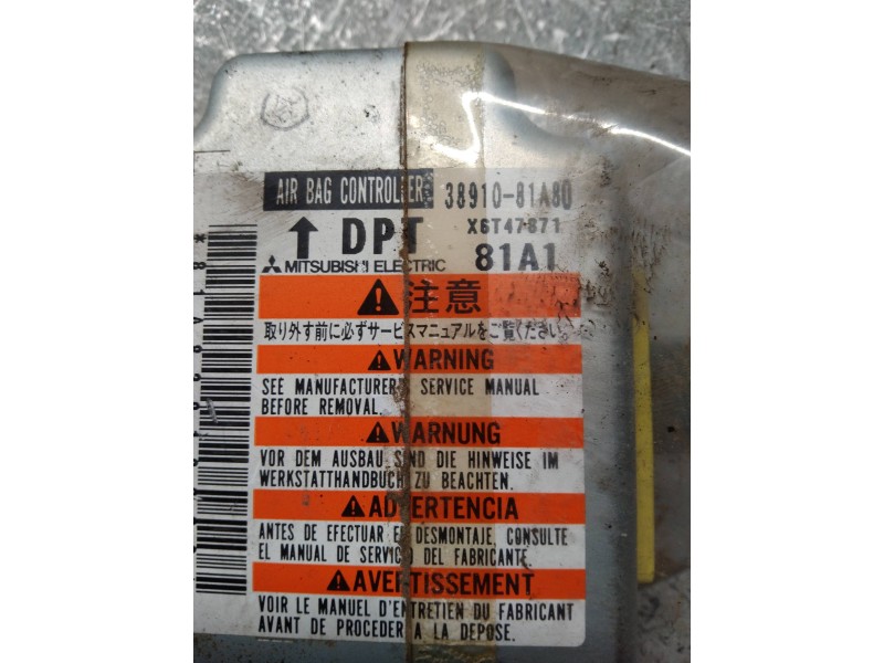 Recambio de centralita airbag para suzuki jimny sn (fj) hard top jlx referencia OEM IAM 3891081A80 X6T47871 