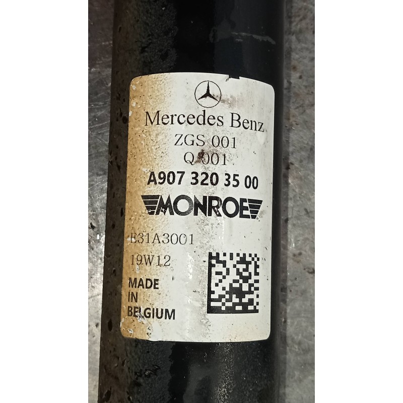 Recambio de amortiguador trasero derecho para mercedes sprinter iii furgón fwd 211/214 cdi fwd l1 (910.621) referencia OEM IAM A