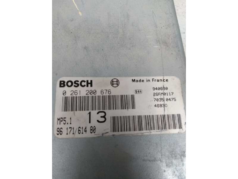 Recambio de centralita motor uce para peugeot 306 berlina 3/5 puertas (s1) 1.6 referencia OEM IAM 0261200676 9617161480 13