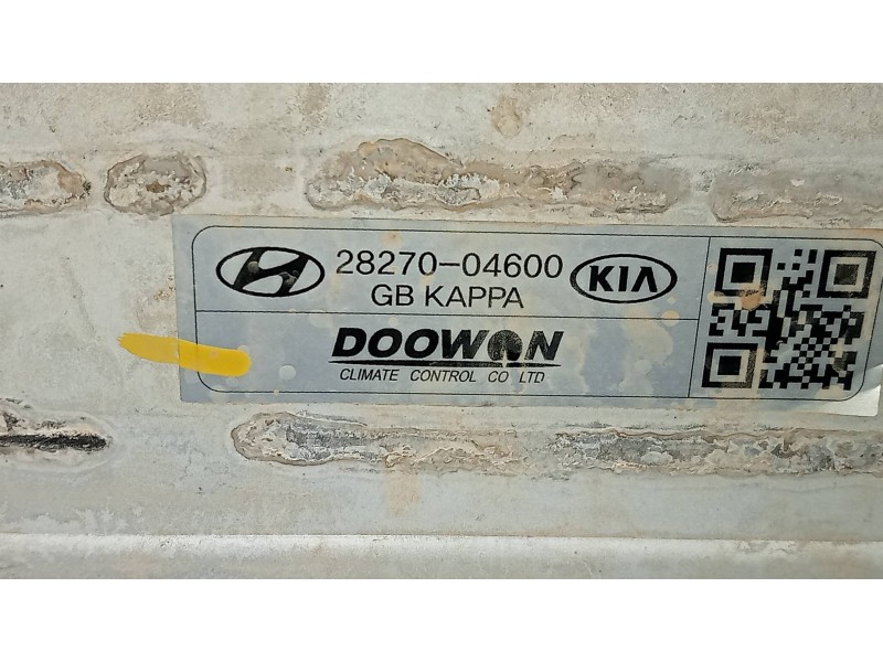 Recambio de intercooler para hyundai i20 active tecno referencia OEM IAM 2827004600  