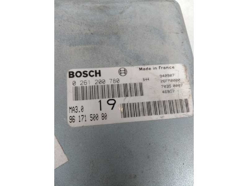 Recambio de centralita motor uce para peugeot 106 (s1) kid referencia OEM IAM 0261200780 9617150080 19