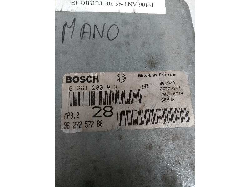 Recambio de centralita motor uce para peugeot 406 berlina (s1/s2) sv turbo referencia OEM IAM 0261200813 9627257280 28