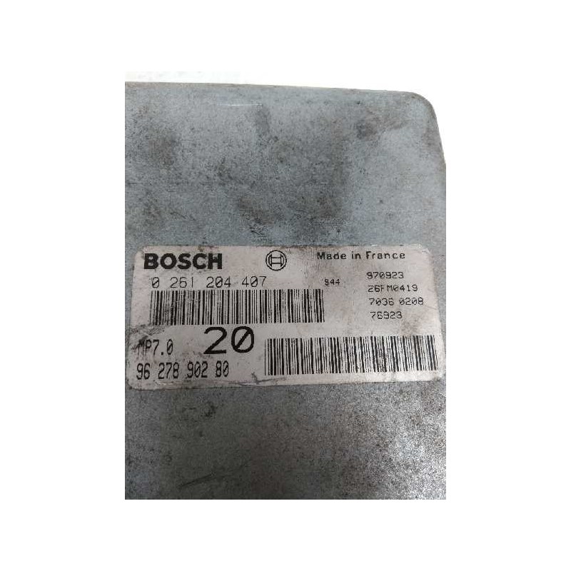 Recambio de centralita motor uce para peugeot 406 coupe (s1/s2) 3.0 v6 24v cat referencia OEM IAM 0261204407 9627890280 20