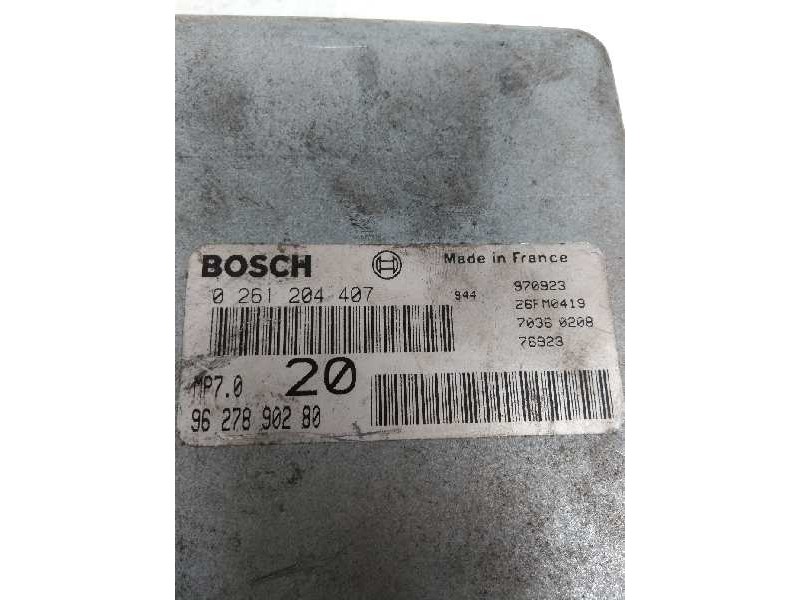 Recambio de centralita motor uce para peugeot 406 coupe (s1/s2) 3.0 v6 24v cat referencia OEM IAM 0261204407 9627890280 20