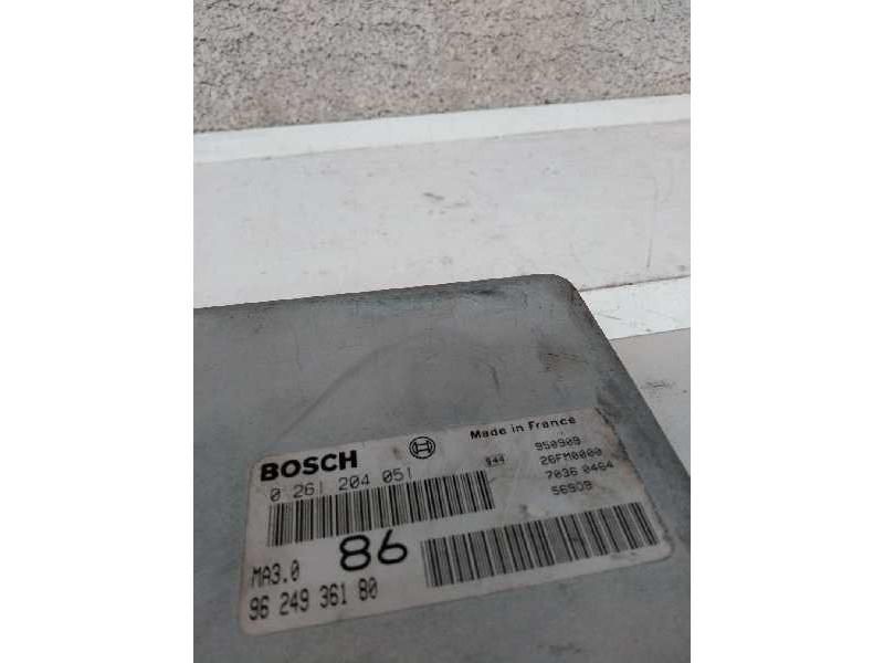 Recambio de centralita motor uce para peugeot 106 (s1) 1.0 referencia OEM IAM 0261204051 9624936180 86 Recambio de centralita motor uce para peugeot 106 (s1) 1.0 referencia OEM IAM 0261204051 9624936180 86