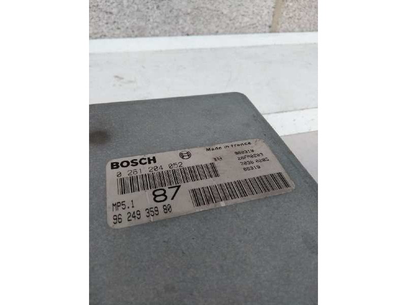Recambio de centralita motor uce para peugeot 306 berlina 3/5 puertas (s1) 1.6 referencia OEM IAM 0261204052 9624935980 87