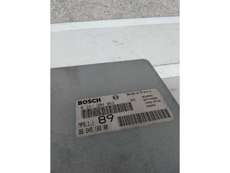 Recambio de centralita motor uce para peugeot 406 berlina (s1/s2) 1.8 cat referencia OEM IAM 0261204063 9624518380 89 Recambio de centralita motor uce para peugeot 406 berlina (s1/s2) 1.8 cat referencia OEM IAM 0261204063 9624518380 89