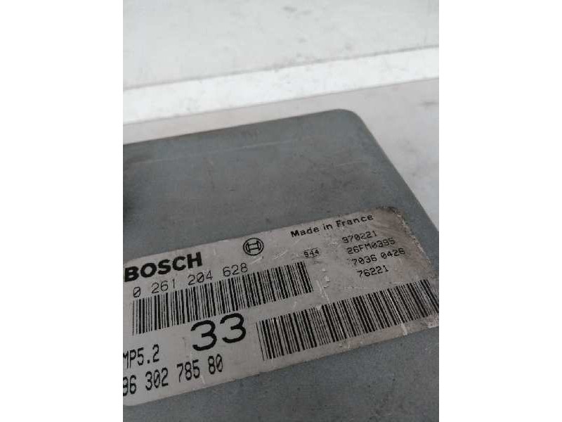 Recambio de centralita motor uce para peugeot 306 berlina 3/5 puertas (s1) 1.6 referencia OEM IAM 0261204628 9630278580 33