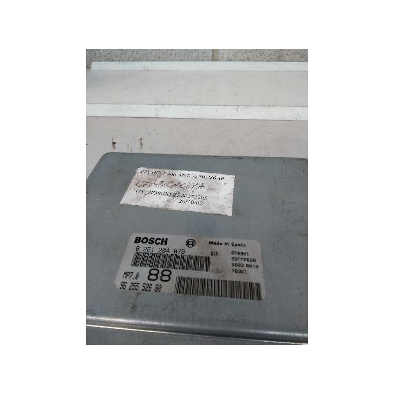 Recambio de centralita motor uce para peugeot 406 berlina (s1/s2) 3.0 v6 24v cat referencia OEM IAM 0261204076 9625552680 88