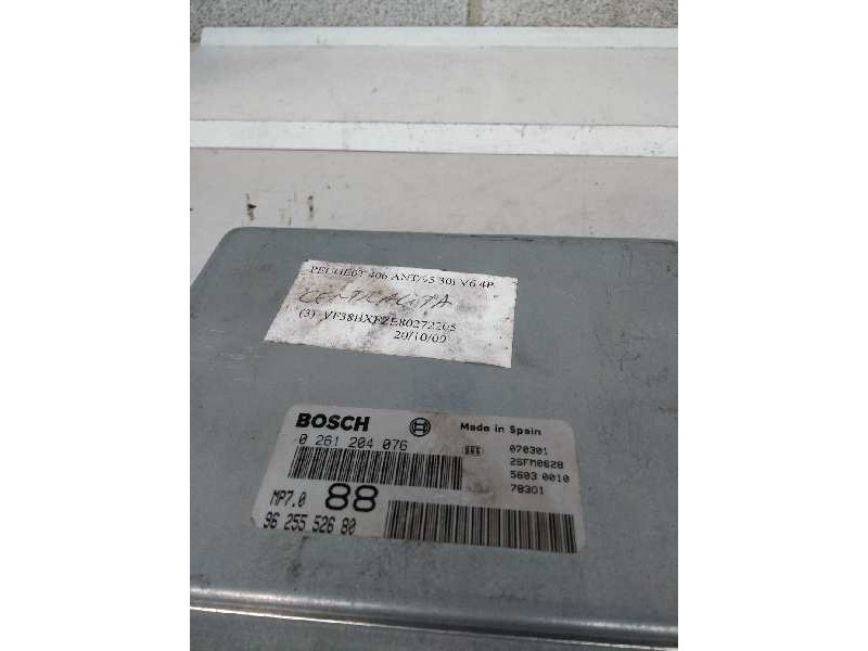 Recambio de centralita motor uce para peugeot 406 berlina (s1/s2) 3.0 v6 24v cat referencia OEM IAM 0261204076 9625552680 88