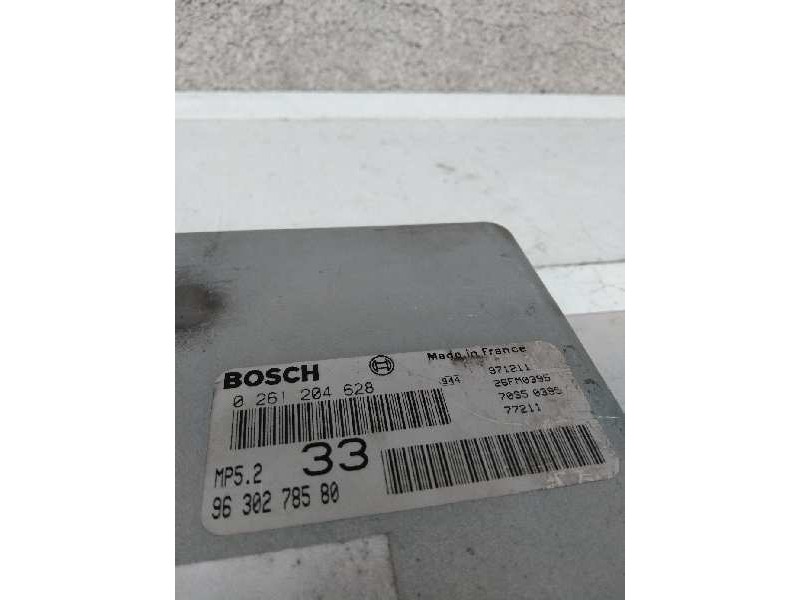 Recambio de centralita motor uce para peugeot 306 berlina 3/5 puertas (s1) 1.6 referencia OEM IAM 0261204628 9630278580 33