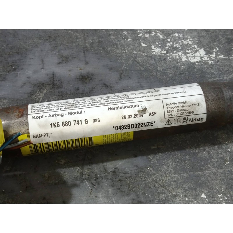 Recambio de airbag cortina delantero izquierdo para volkswagen golf v berlina (1k1) highline referencia OEM IAM 1K6880741G  