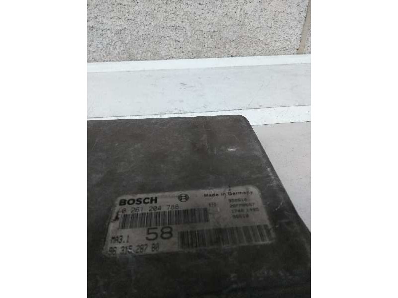Recambio de centralita motor uce para peugeot 106 (s2) 1.1 referencia OEM IAM 0261204788 9631528780 58