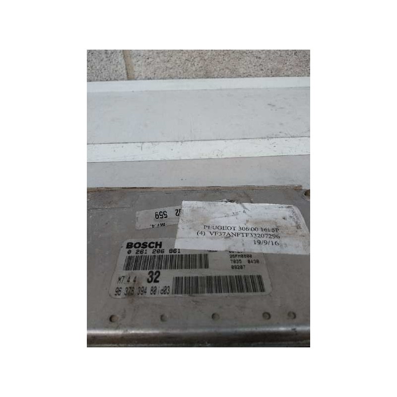 Recambio de centralita motor uce para peugeot 306 berlina 3/5 puertas (s1) referencia OEM IAM 0261206861 9637839480 32