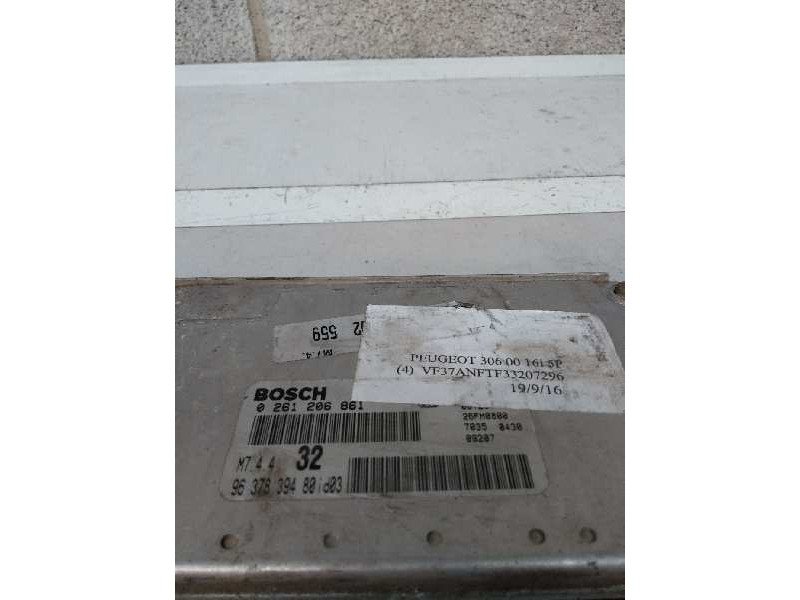 Recambio de centralita motor uce para peugeot 306 berlina 3/5 puertas (s1) referencia OEM IAM 0261206861 9637839480 32