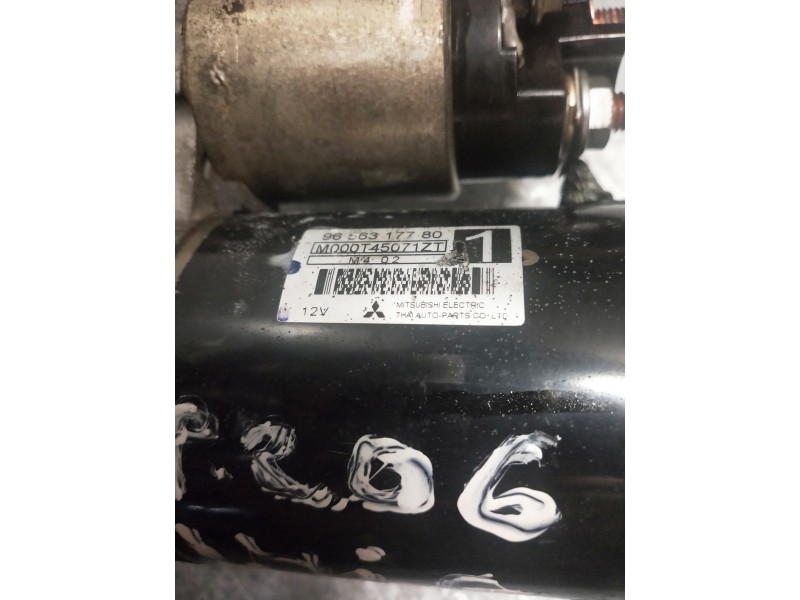 Recambio de motor arranque para peugeot 206 berlina x-line referencia OEM IAM 9656317780  