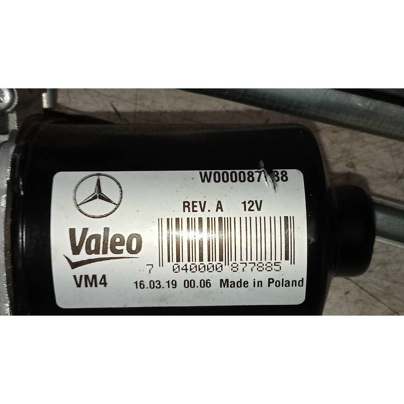 Recambio de motor limpia delantero para mercedes sprinter iii furgón fwd 211/214 cdi fwd l1 (910.621) referencia OEM IAM W000087