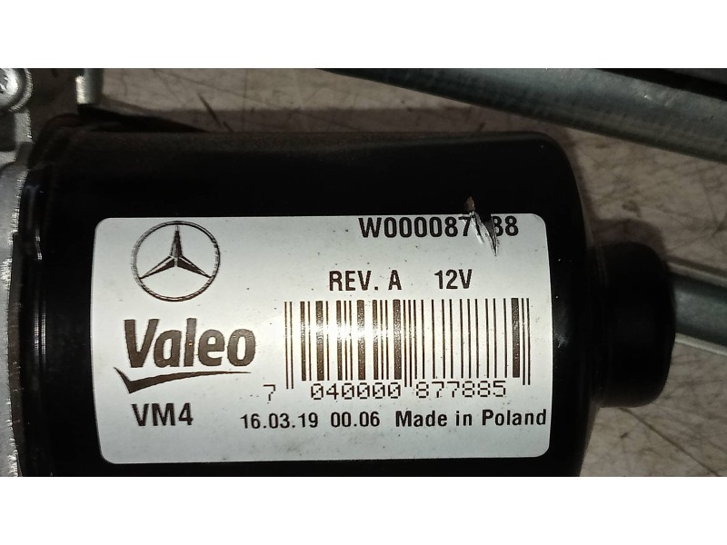 Recambio de motor limpia delantero para mercedes sprinter iii furgón fwd 211/214 cdi fwd l1 (910.621) referencia OEM IAM W000087