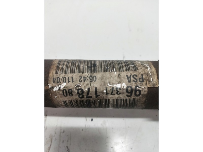 Recambio de transmision delantera derecha para peugeot 307 (s1) xn referencia OEM IAM 9637117880  