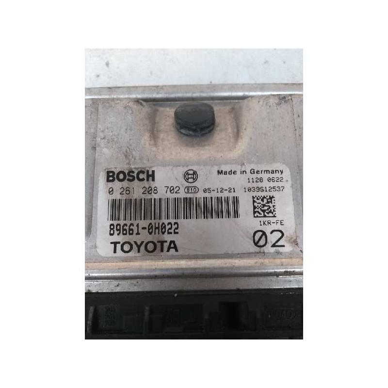 Recambio de centralita motor uce para peugeot 107 1.0 cat (384f) referencia OEM IAM 0261208702 896610H022 02 1KRFE