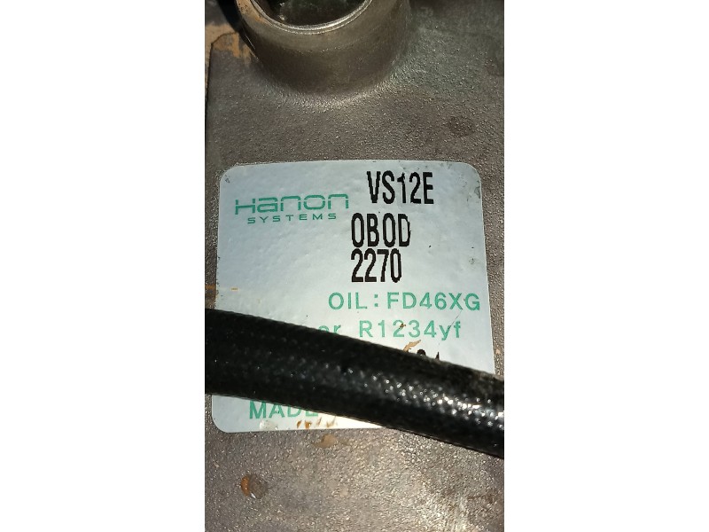 Recambio de compresor aire acondicionado para hyundai i20 active tecno referencia OEM IAM CA500ALEKA04  