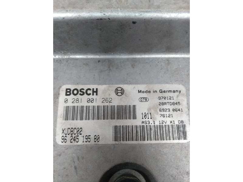 Recambio de centralita motor uce para peugeot 406 berlina (s1/s2) 1.9 turbodiesel cat referencia OEM IAM 0281001262 9624519580 X