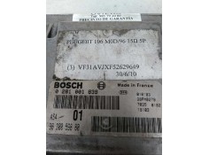 Recambio de centralita motor uce para peugeot 106 (s2) 1.5 diesel cat (tud5 / vjx) referencia OEM IAM 0281001839 9630059880 01 2