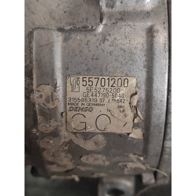 Recambio de compresor aire acondicionado para opel corsa d sport referencia OEM IAM GE4471905040 5E5275200 55701200 315595319