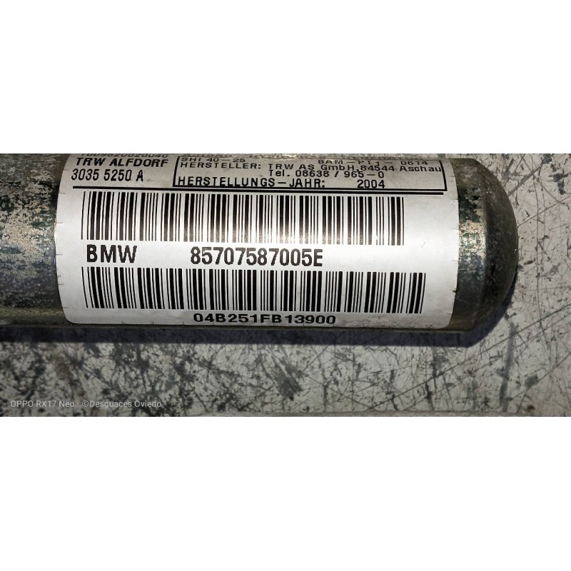 Recambio de airbag cortina delantero derecho para bmw serie 1 berlina (e81/e87) 120d referencia OEM IAM 85707587005E  
