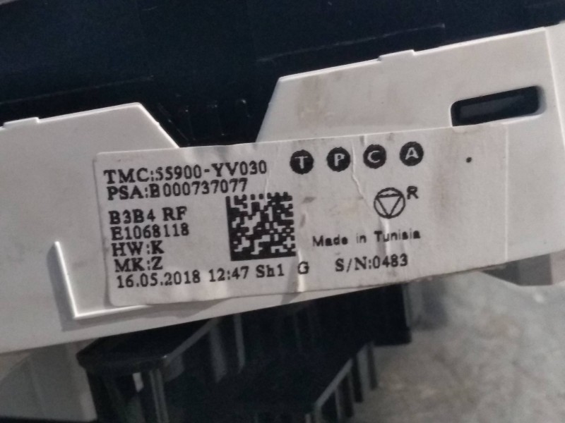 Recambio de mando calefaccion / aire acondicionado para citroen c1 urban ride referencia OEM IAM 55900YV030 B000737077 