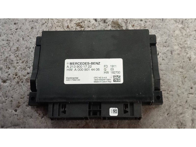 Recambio de modulo electronico para mercedes sprinter iii furgón fwd 211/214 cdi fwd l1 (910.621) referencia OEM IAM A2139001722