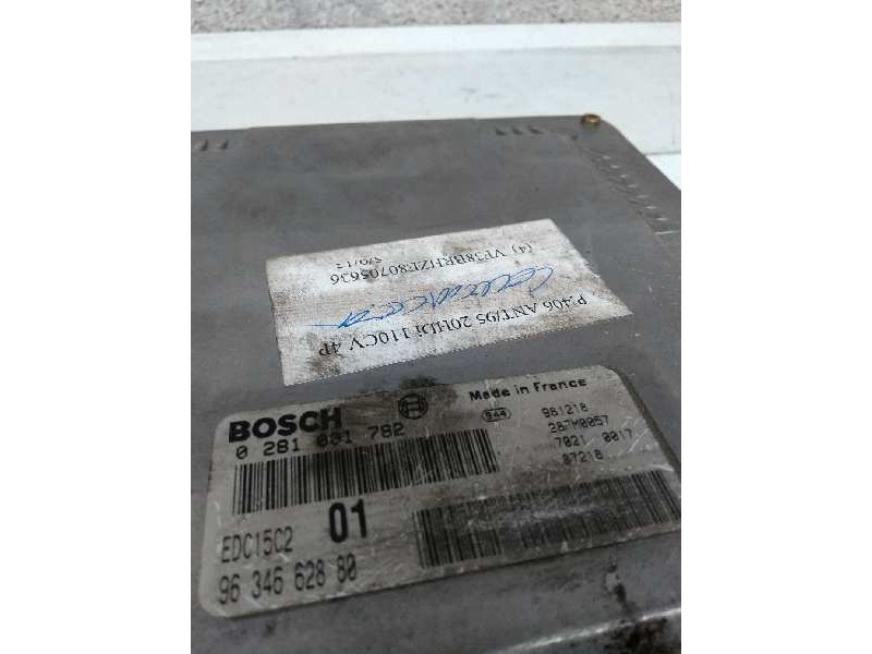Recambio de centralita motor uce para peugeot 406 berlina (s1/s2) 2.0 hdi referencia OEM IAM 0281001782 9634662880 EDC15C2 01