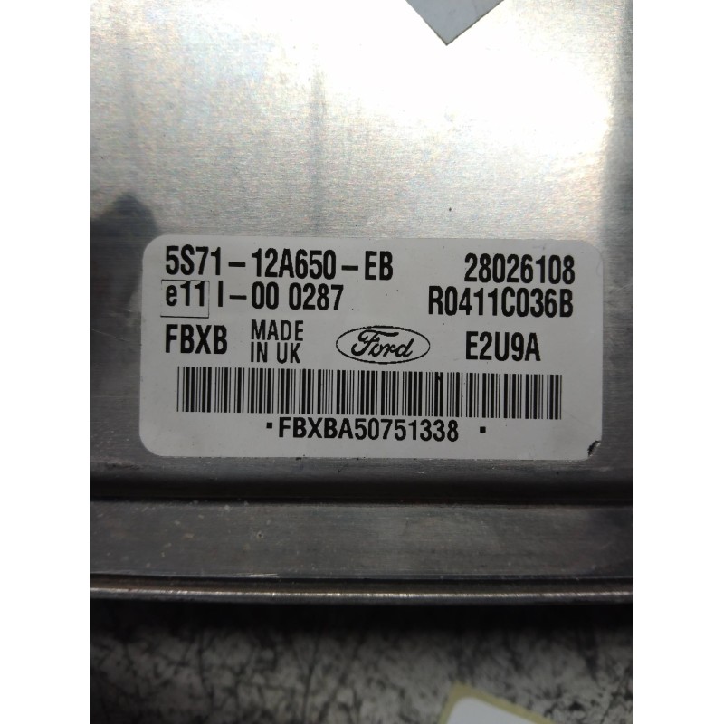 Recambio de centralita motor uce para ford mondeo berlina (ge) ambiente (06.2003) (d) referencia OEM IAM R0411C036B 5S7112A650EB