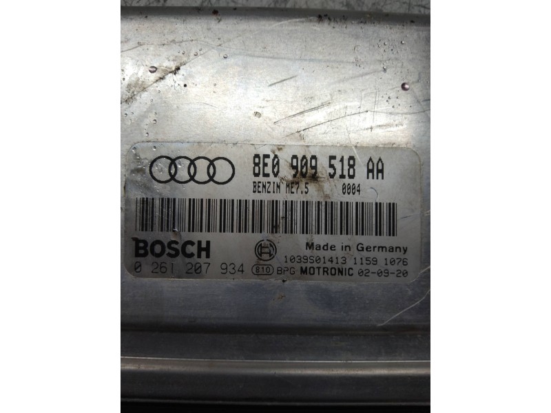 Recambio de centralita motor uce para audi a4 avant (8e) 1.9 tdi (96kw) referencia OEM IAM 0261207934 8E0909518AA 