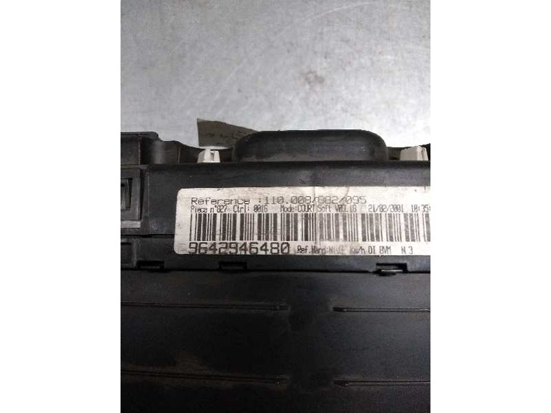 Recambio de cuadro instrumentos para peugeot 406 berlina (s1/s2) 2.0 hdi referencia OEM IAM 9642946480 110008882095 