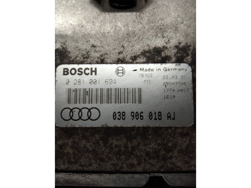 Recambio de centralita motor uce para audi a3 (8l) 1.9 tdi referencia OEM IAM 0281001694 038906018AJ 