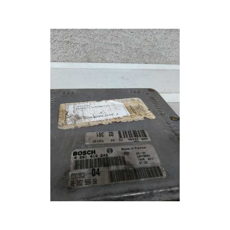 Recambio de centralita motor uce para peugeot 306 berlina 3/4/5 puertas (s2) 2.0 hdi cat referencia OEM IAM 0281010249 963625698