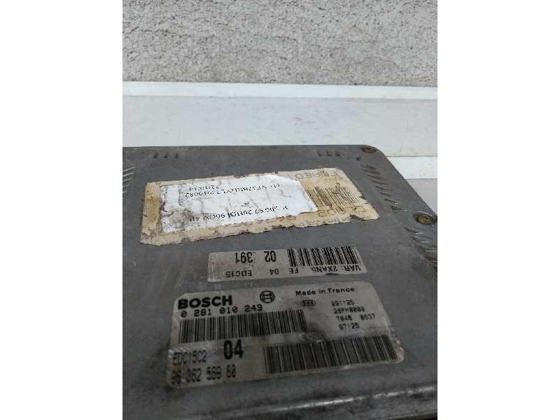 Recambio de centralita motor uce para peugeot 306 berlina 3/4/5 puertas (s2) 2.0 hdi cat referencia OEM IAM 0281010249 963625698