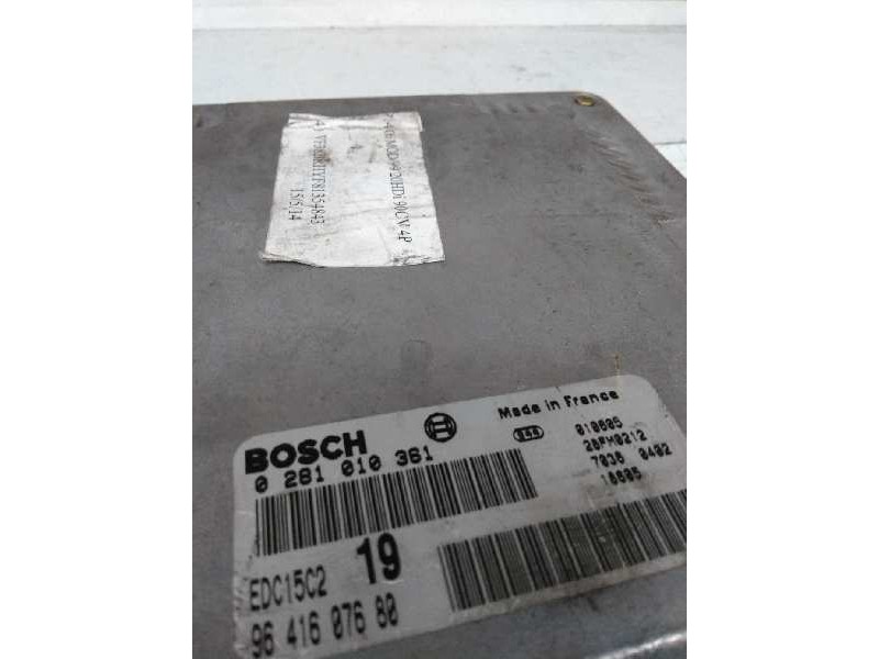 Recambio de centralita motor uce para peugeot 406 berlina (s1/s2) 2.0 hdi cat referencia OEM IAM 0281010361 9641607680 EDC15C2 1 Recambio de centralita motor uce para peugeot 406 berlina (s1/s2) 2.0 hdi cat referencia OEM IAM 0281010361 9641607680 EDC15C2 1