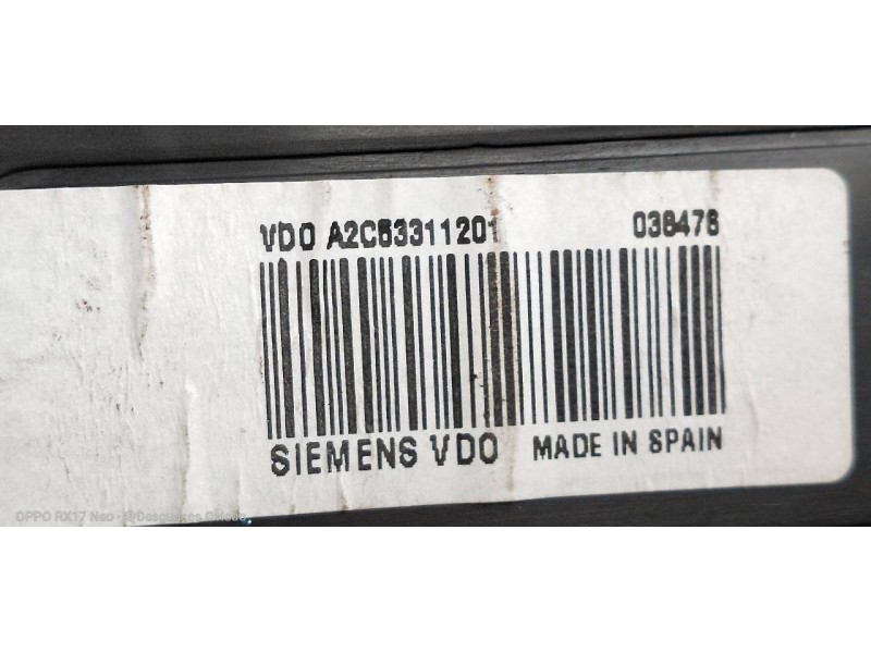 Recambio de cuadro instrumentos para seat ibiza (6j5) 1.9 tdi referencia OEM IAM 6J0920800L A2C63311201 