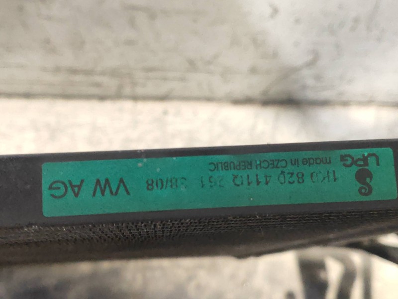 Recambio de condensador / radiador aire acondicionado para volkswagen golf vi (5k1) advance referencia OEM IAM 1K0820411Q  