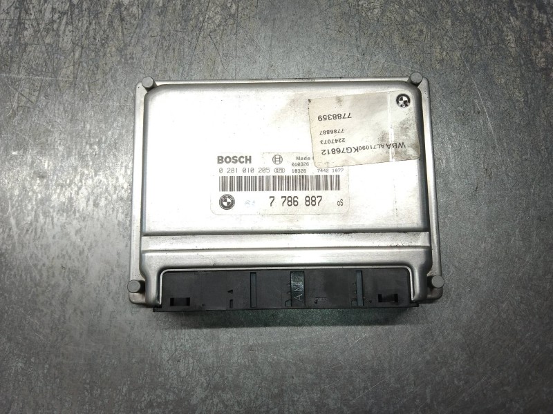 Recambio de centralita motor uce para bmw serie 3 berlina (e46) 320d referencia OEM IAM 0281010205 7786887 
