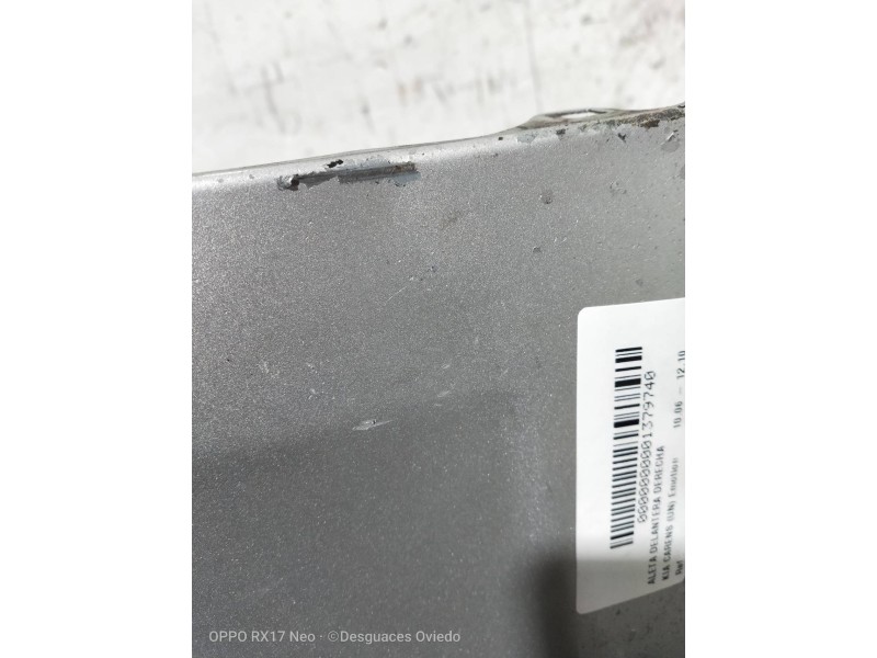 Recambio de aleta delantera derecha para kia carens (un) emotion referencia OEM IAM   