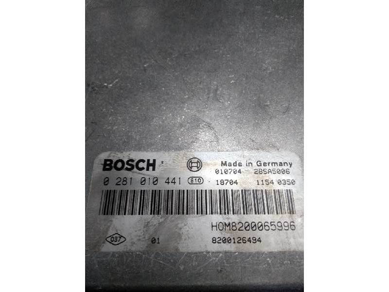 Recambio de centralita motor uce para volvo s40 berlina 1.9 diesel cat referencia OEM IAM 0281010441 HOM8200065996 8200126494 30