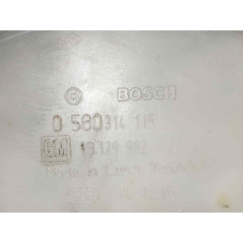 Recambio de bomba combustible para opel zafira b 1.6 16v referencia OEM IAM 0580314115 13129982 BOSCH AFORADOR